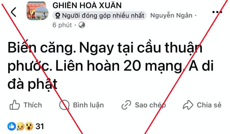 Thanh ni&ecirc;n đăng tin giả 3 &ocirc; t&ocirc; lao xuống biển ở Đ&agrave; Nẵng bị c&ocirc;ng an mời l&ecirc;n l&agrave;m việc- Ảnh 1.