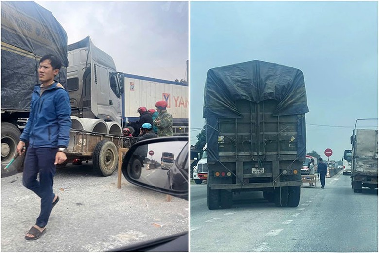 Hiện trường vụ tai nạn - Ảnh: B&aacute;o H&agrave; Tĩnh.