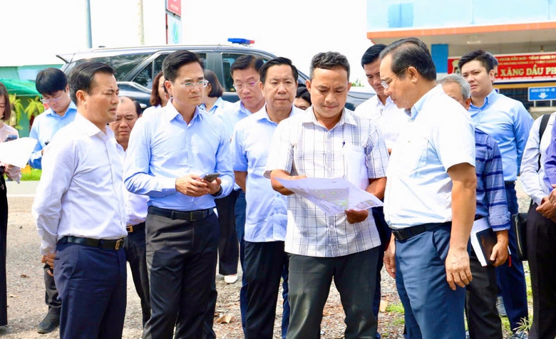 Chậm tiến độ 2 th&aacute;ng, l&atilde;nh đạo TP.HCM siết tiến độ GPMB cao tốc TP.HCM - Mộc B&agrave;i- Ảnh 1.