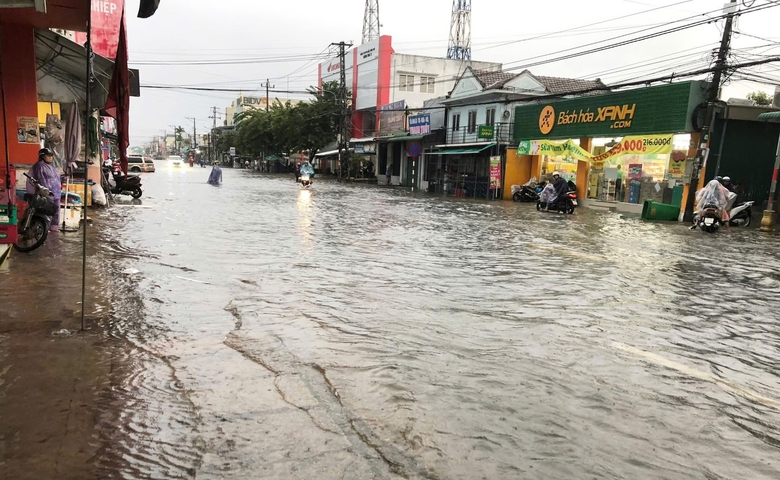 Quảng Ng&atilde;i: Mưa lớn g&acirc;y ngập quốc lộ, sẵn s&agrave;ng di dời h&agrave;ng ngh&igrave;n người d&acirc;n- Ảnh 1.