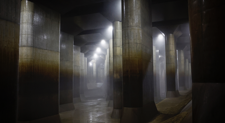 Hệ thống thoát nước ngầm lớn bậc nhất thế giới, giúp Nhật giảm 90% thiệt hại do ngập lụt- Ảnh 1. Hệ thống thoát nước ngầm lớn bậc nhất thế giới, giúp Nhật giảm 90% thiệt hại do ngập lụt- Ảnh 1.