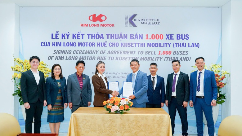 Kim Long Motor xuất khẩu 1.000 xe bus sang Th&aacute;i Lan- Ảnh 2.