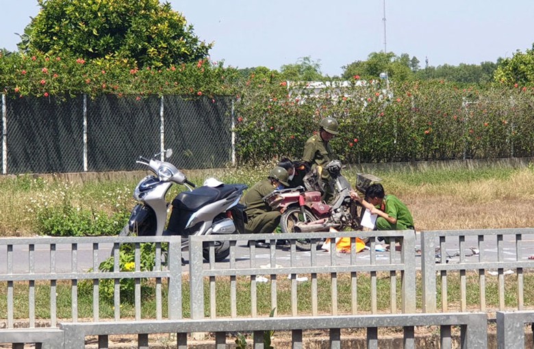 Hiện trường vụ tai nạn. Hiện trường vụ tai nạn.