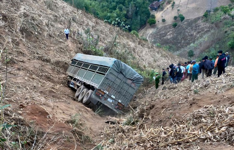 Khu vực xảy ra vụ tai nạn khiến 2 người tử vong.