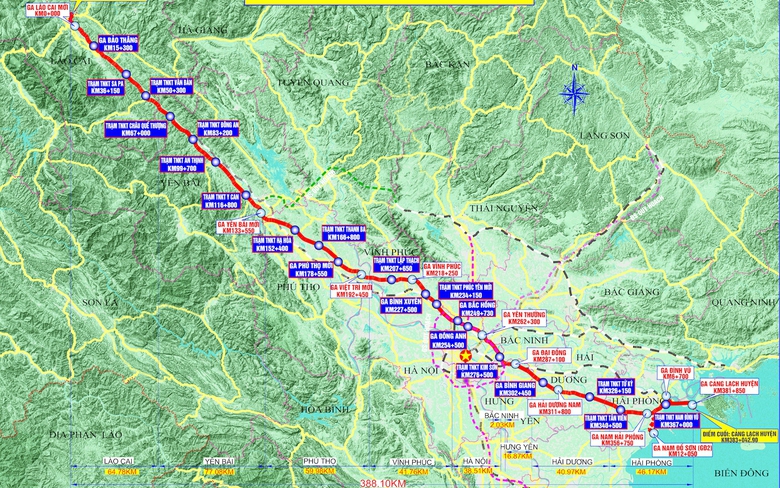 Đề xuất loạt cơ chế đặc th&ugrave; l&agrave;m đường sắt L&agrave;o Cai - H&agrave; Nội - Hải Ph&ograve;ng