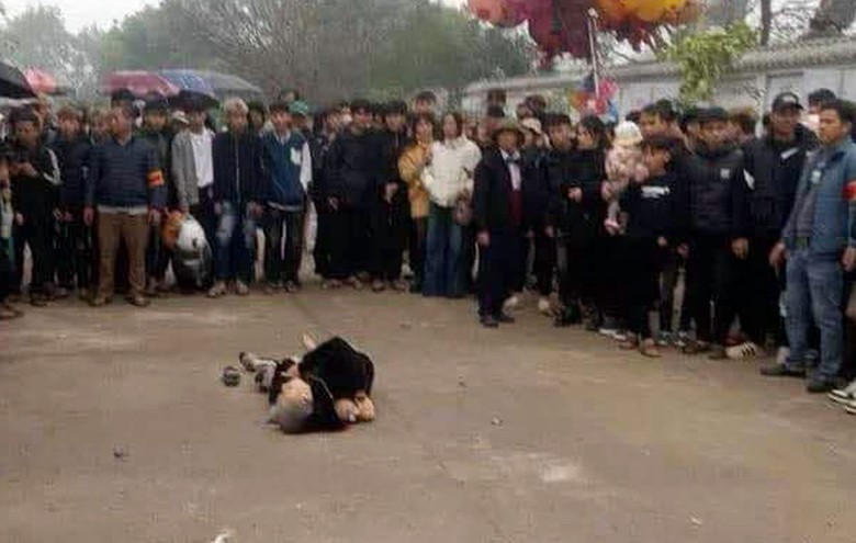 H&agrave; Nội: Điều tra vụ một người bị đ&acirc;m gục tại ch&ugrave;a Đậu- Ảnh 1.