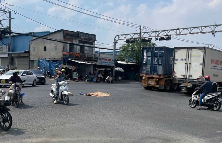 Hiện trường vụ tai nạn.