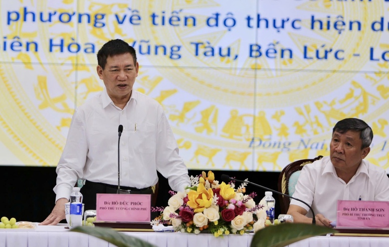 Ph&oacute; thủ tướng Hồ Đức Phớc: Sẵn s&agrave;ng thi c&ocirc;ng ngay khi c&oacute; th&ecirc;m mặt bằng cao tốc- Ảnh 1.