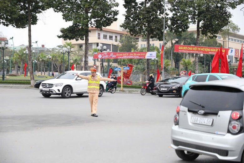 Phương &aacute;n đảm bảo ATGT v&agrave; c&aacute;c t&igrave;nh huống dự kiến tại lễ hội Đền H&ugrave;ng 2025- Ảnh 2.