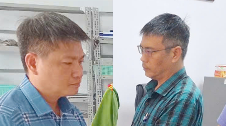 Bắt giữ hai c&aacute;n bộ ở C&agrave; Mau nhận hối lộ hơn 2 tỷ đồng- Ảnh 1.