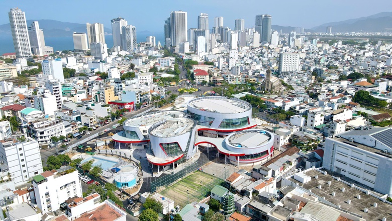 Hối hả thi c&ocirc;ng, ho&agrave;n th&agrave;nh Cung Văn h&oacute;a Thiếu nhi Kh&aacute;nh H&ograve;a dịp 1/6- Ảnh 1.