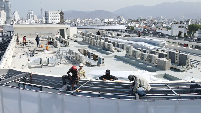 Hối hả thi c&ocirc;ng, ho&agrave;n th&agrave;nh Cung Văn h&oacute;a Thiếu nhi Kh&aacute;nh H&ograve;a dịp 1/6- Ảnh 8.