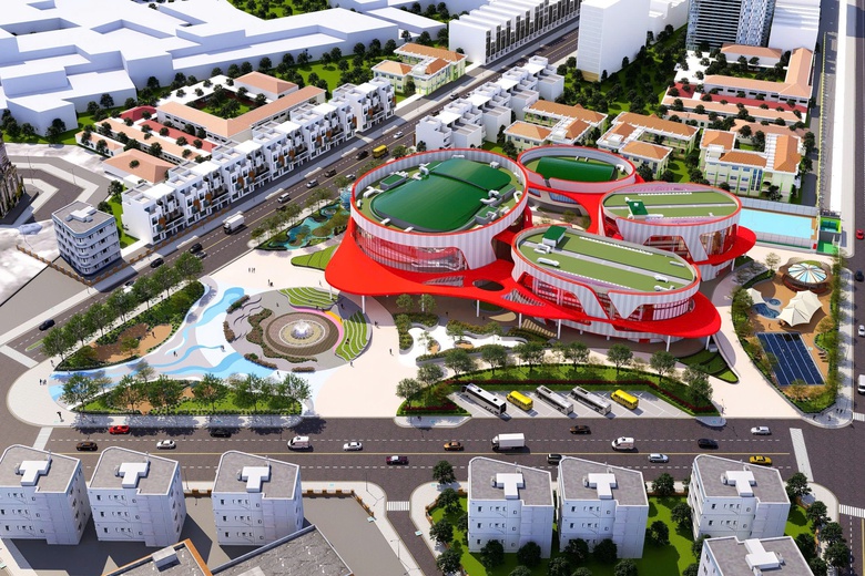 Hối hả thi c&ocirc;ng, ho&agrave;n th&agrave;nh Cung Văn h&oacute;a Thiếu nhi Kh&aacute;nh H&ograve;a dịp 1/6- Ảnh 9.