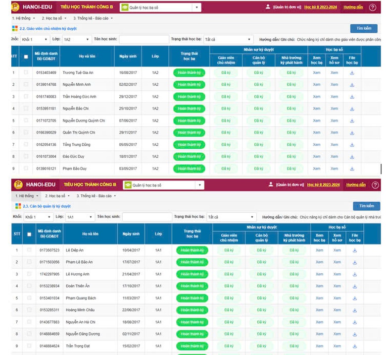 Học bạ số giúp phụ huynh biết ngay con học thế nào- Ảnh 2. Học bạ số giúp phụ huynh biết ngay con học thế nào- Ảnh 2.