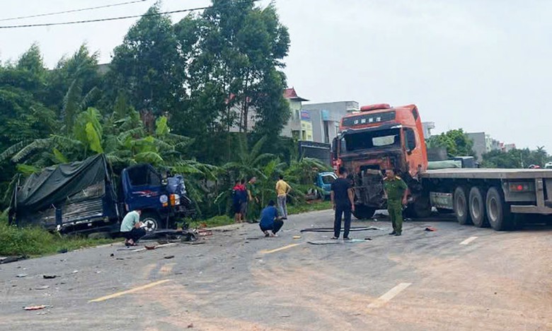 Hiện trường vụ tai nạn - Ảnh: Quốc Phương.