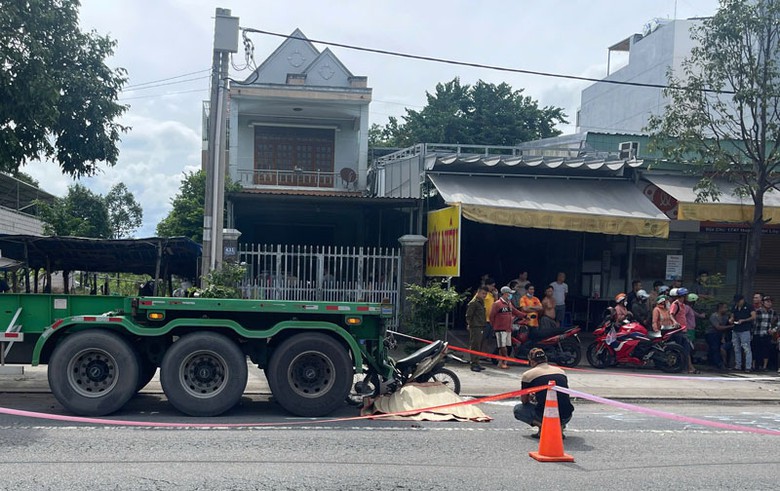 Hiện trường vụ tai nạn.