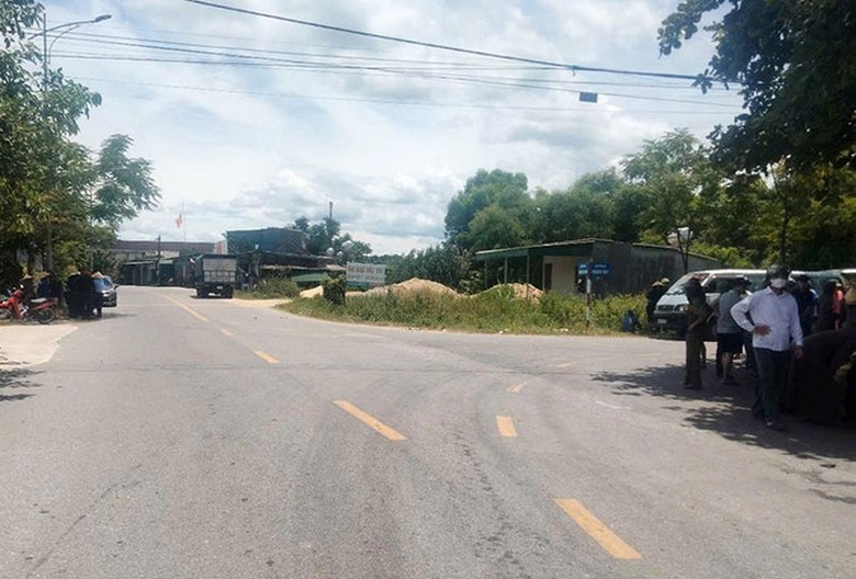 Khu vực xảy ra vụ tai nạn - Ảnh: P.T.