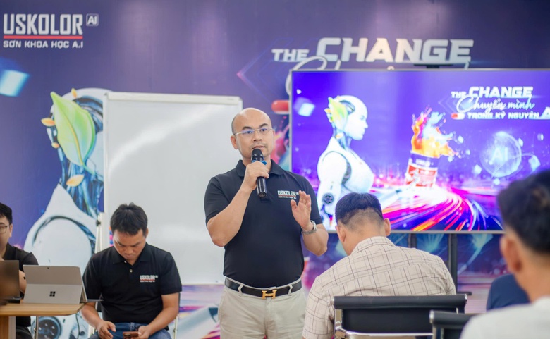 USkolor AI tổ chức th&agrave;nh c&ocirc;ng chuỗi sự kiện "THE CHANGE - Chuyển m&igrave;nh trong kỷ nguy&ecirc;n AI"- Ảnh 3.