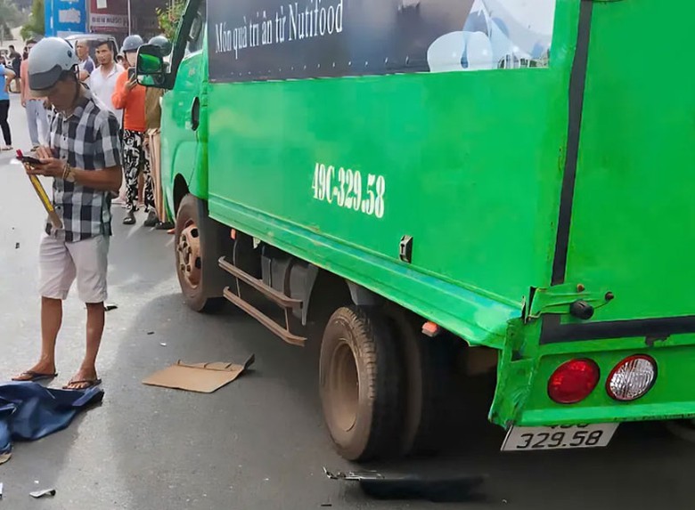 Hiện trường vụ tai nạn - Ảnh: Tr&ugrave;ng Dương.