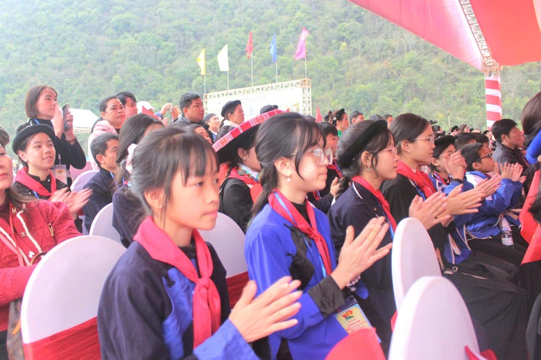 Tổng B&iacute; thư T&ocirc; L&acirc;m dự lễ khởi c&ocirc;ng x&acirc;y dựng trường phổ th&ocirc;ng nội tr&uacute; tại Cao Bằng- Ảnh 6.