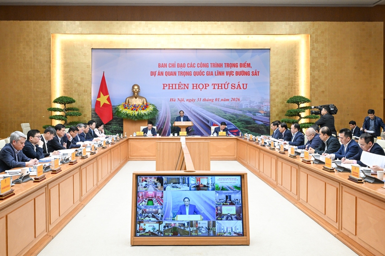 Thủ tướng: Triển khai c&aacute;c dự &aacute;n đường sắt với mệnh lệnh h&agrave;nh động v&agrave; tr&aacute;ch nhiệm cao nhất- Ảnh 7.