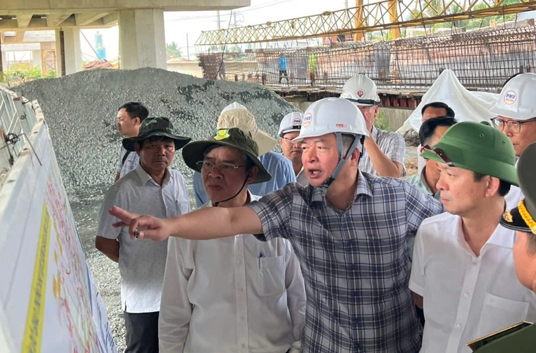 Cao tốc Ch&acirc;u Đốc - Cần Thơ - S&oacute;c Trăng thi c&ocirc;ng gần 50% vẫn "kh&aacute;t" c&aacute;t v&agrave; đ&aacute;- Ảnh 1.