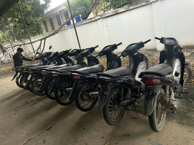 Triệt ph&aacute; băng trộm xe li&ecirc;n tỉnh, thu giữ 9 xe m&ocirc; t&ocirc;- Ảnh 3.