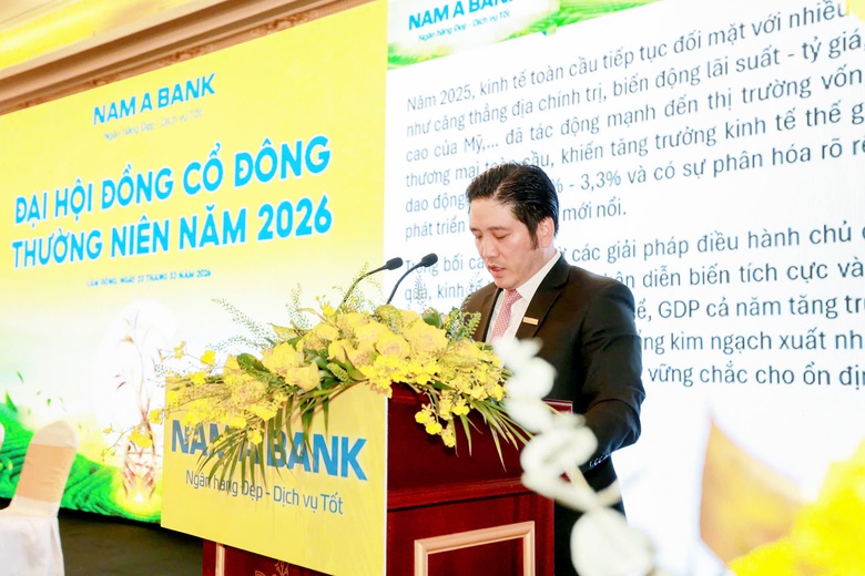 Nam A Bank tổ chức thành công ĐHĐCĐ 2026: Sẵn sàng cho kỷ nguyên tăng trưởng mới- Ảnh 2. Nam A Bank tổ chức thành công ĐHĐCĐ 2026: Sẵn sàng cho kỷ nguyên tăng trưởng mới- Ảnh 2.