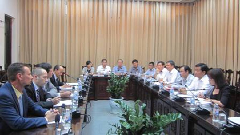 Bộ trưởng Đinh La Thăng v&agrave; ng&agrave;i Ph&oacute; đại sứ Hoa kỳ thống nhất c&ugrave;ng nỗ lực cho quan hệ đối t&aacute;c chiến lược giữa 2 nước