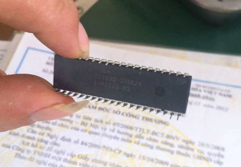 Con ch&iacute;p d&ugrave;ng để gian lận xăng dầu (ảnh do Thanh tra Sở KH&CN Nghệ An cung cấp)