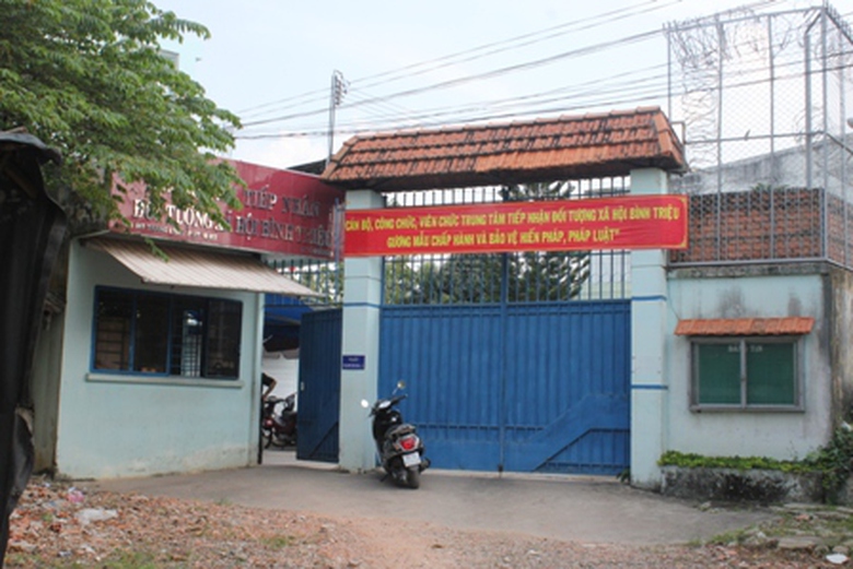 Trung t&acirc;m tiếp nhận đối tượng x&atilde; hội B&igrave;nh Triệu