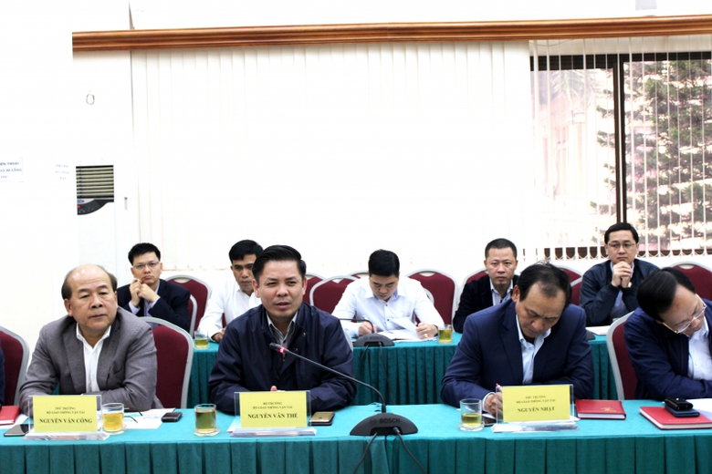 Bo truong nguyen van the phat bieu tai buoi lam vi