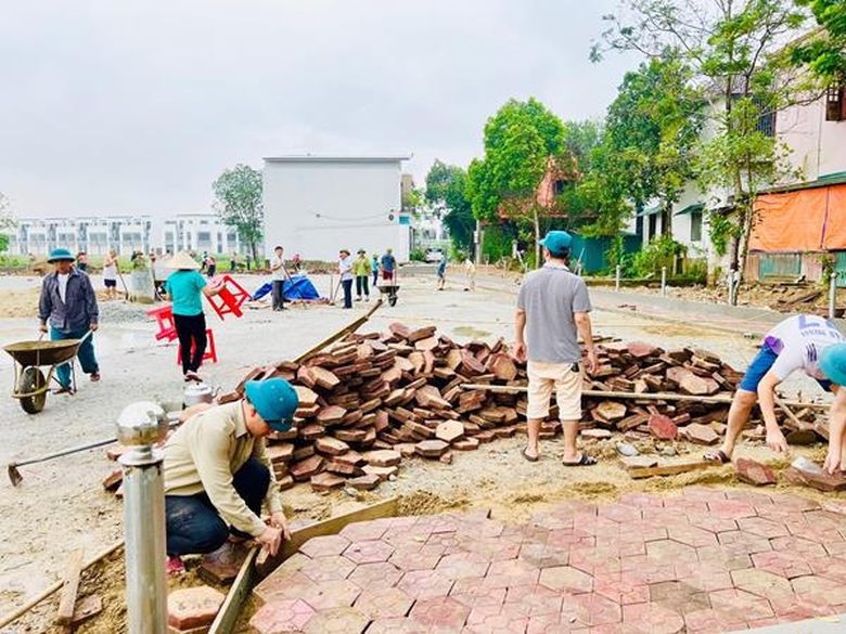 Hương Sơn (H&agrave; Tĩnh): S&ocirc;i nổi kh&iacute; thế x&acirc;y dựng n&ocirc;ng th&ocirc;n mới, đ&ocirc; thị văn minh những ng&agrave;y cuối năm