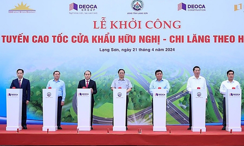 Thủ tướng ph&aacute;t lệnh khởi c&ocirc;ng Dự &aacute;n Cao tốc Chi Lăng-cửa khẩu Hữu Nghị