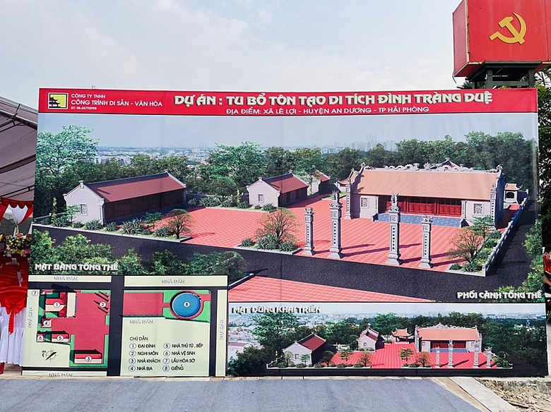 an duong hai phong to chuc le dong tho ton tao di ti ch lich su quoc gia dinh trang due