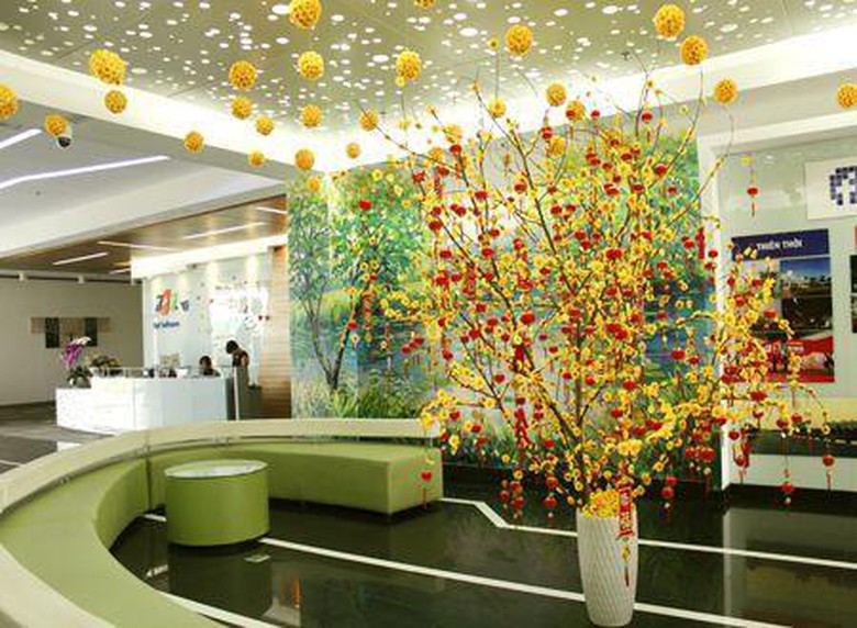 trang tr&iacute; văn ph&ograve;ng ng&agrave;y tết