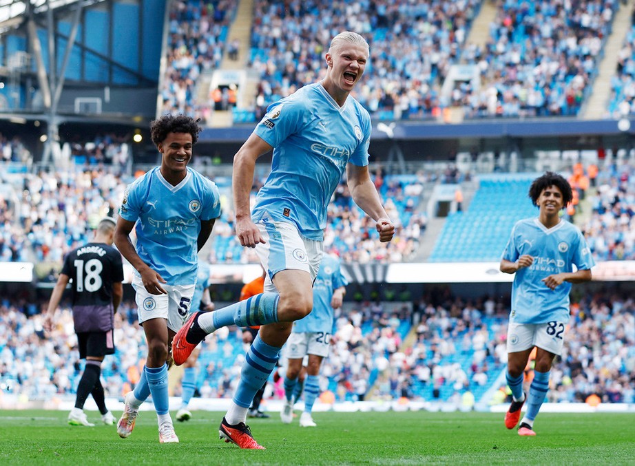 Ngoại hạng Anh: Man City hủy diệt Fulham, Chelsea thua sốc Nottingham - Ảnh 1.