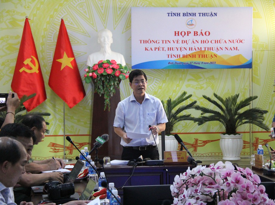 Lãnh đạo Bình Thuận trả lời nhiều câu hỏi &quot;nóng&quot; về dự án hồ thủy lợi Ka Pét - Ảnh 3.
