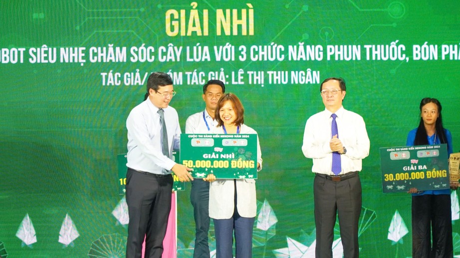 Dự án giảm phát thải đoạt giải nhất cuộc thi Sáng kiến Mekong 2024- Ảnh 3.