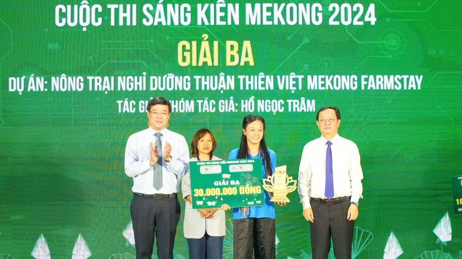 Dự án giảm phát thải đoạt giải nhất cuộc thi Sáng kiến Mekong 2024- Ảnh 4.