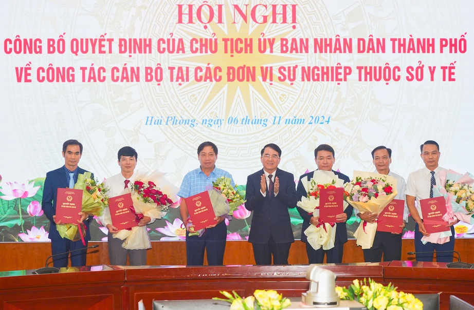 Hải Phòng điều động, bổ nhiệm loạt lãnh đạo tại 6 đơn vị sự nghiệp thuộc Sở Y tế- Ảnh 1.