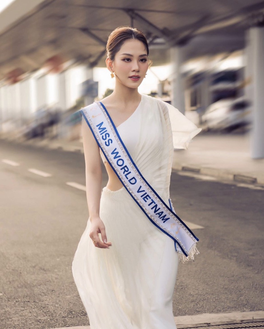 Mai Phương thăng hạng, đứng Top 9 thí sinh nổi bật nhất Miss World 2024- Ảnh 4.
