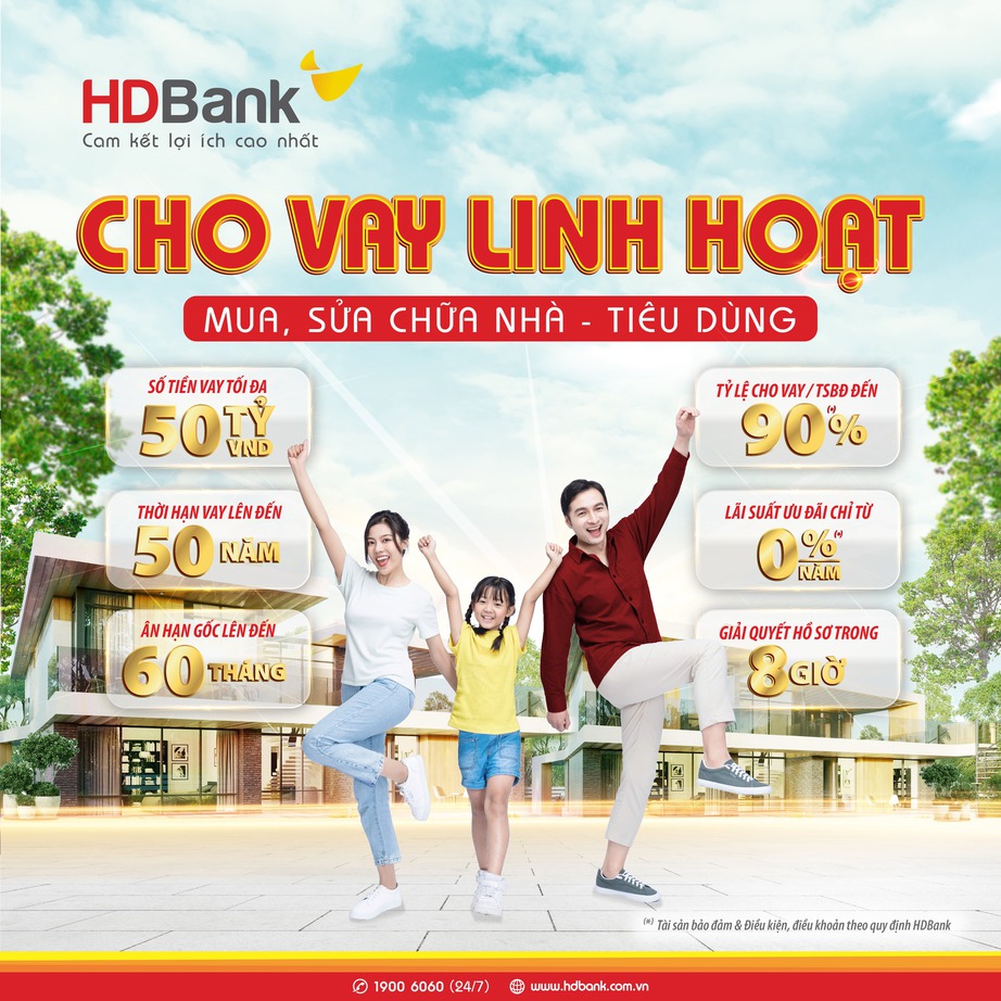 HDBank cho vay thời hạn đến 50 năm với hạn mức lên đến 50 tỷ đồng- Ảnh 1.