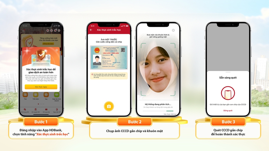 HDBank triển khai xác thực sinh trắc học để tăng cường an toàn giao dịch cho khách hàng- Ảnh 2.