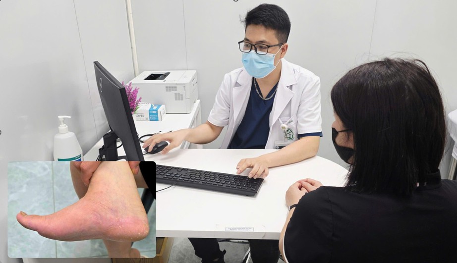 Sau ngập lụt, gia tăng ca nhiễm nấm, viêm da- Ảnh 1. Sau ngập lụt, gia tăng ca nhiễm nấm, viêm da- Ảnh 1.