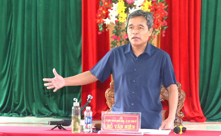 Ông Hồ Văn Niên làm Trưởng Ban chỉ đạo các công trình, dự án trọng điểm tỉnh Quảng Ngãi- Ảnh 1. Ông Hồ Văn Niên làm Trưởng Ban chỉ đạo các công trình, dự án trọng điểm tỉnh Quảng Ngãi- Ảnh 1.