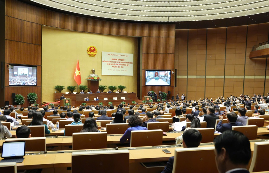 Khai mạc Hội nghị quán triệt công tác bầu cử Quốc hội, HĐND toàn quốc- Ảnh 3. Khai mạc Hội nghị quán triệt công tác bầu cử Quốc hội, HĐND toàn quốc- Ảnh 3.