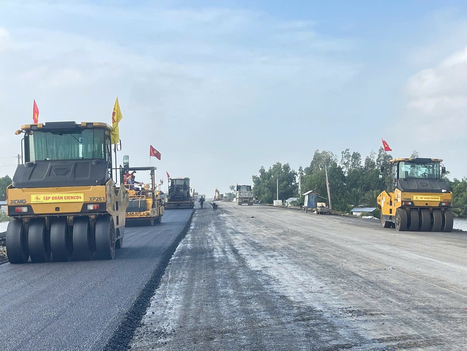 Cienco4 kiểm so&aacute;t được tiến độ thi c&ocirc;ng Hậu Giang - C&agrave; Mau- Ảnh 1.