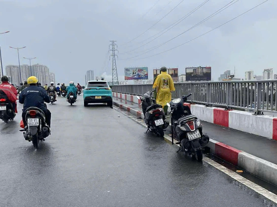 Tài xế bỏ lại xe taxi, nhảy cầu Sài Gòn tự vẫn- Ảnh 1.