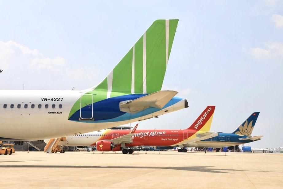 Cận cảnh chuyến bay đầu tiên của Bamboo Airways đến sân bay Long Thành- Ảnh 7. Cận cảnh chuyến bay đầu tiên của Bamboo Airways đến sân bay Long Thành- Ảnh 7.